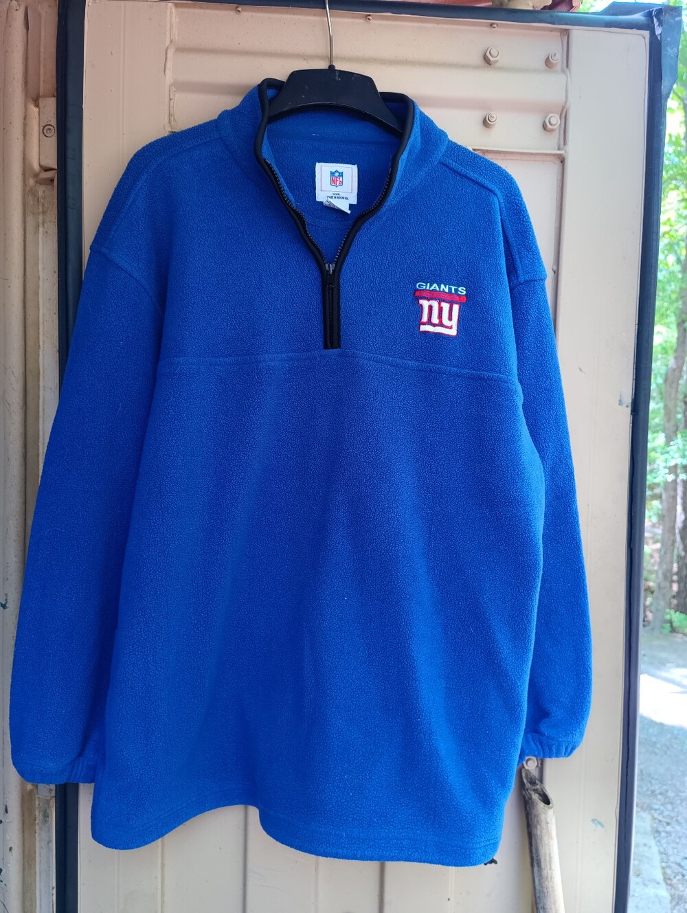 New York Giants 1/4 Fleece Pullover XL